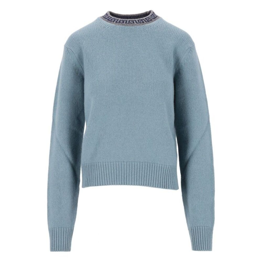 Versace Women Wool And Cashmere Crew-Neck Sweater